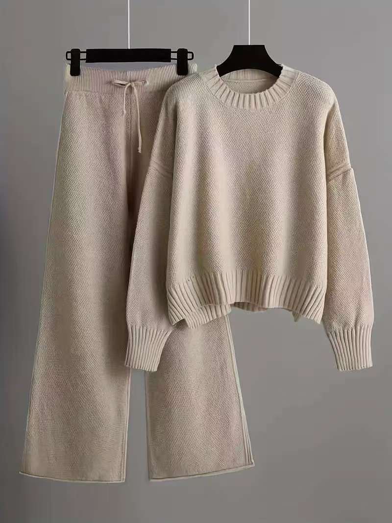 Toni Knit Jumper and Wide Leg Trouser Set
