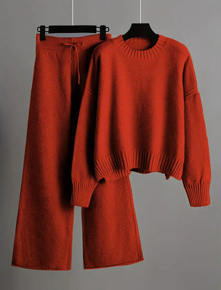 Toni Knit Jumper and Wide Leg Trouser Set