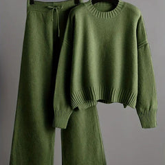 Toni Knit Jumper and Wide Leg Trouser Set