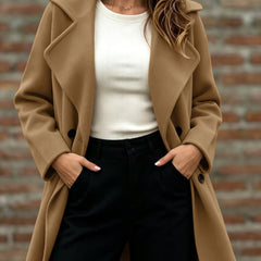 Jacqui Relaxed Double Breasted Coat