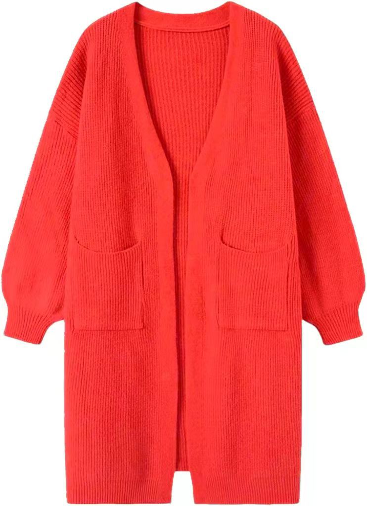 Dawn | Long Open Front Pocket Cardigan