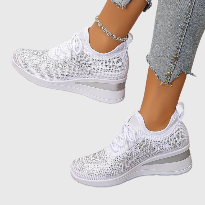 Assina | Baskets confort avec détails strass