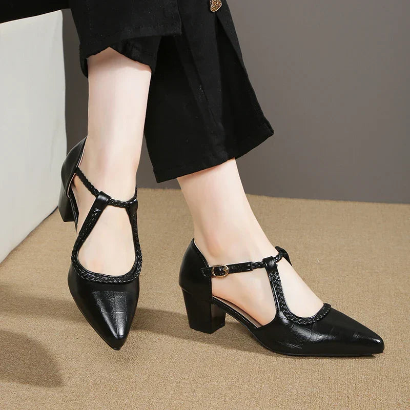 Vivienne | Classic T-Strap Shoes