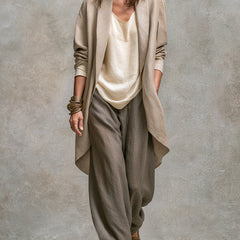 Jennifer Layered Three-Piece Wide-Leg Set
