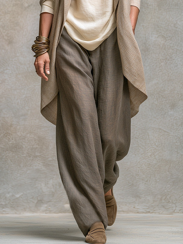Jennifer Layered Three-Piece Wide-Leg Set