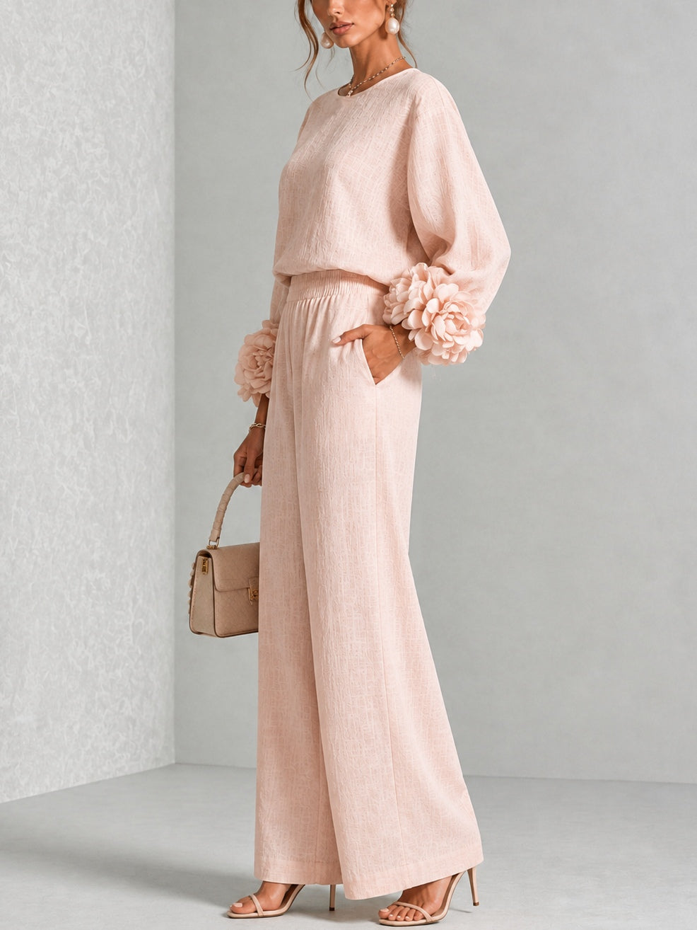 Eleanor™ | Rose Petal Elegance Two-Piece Set