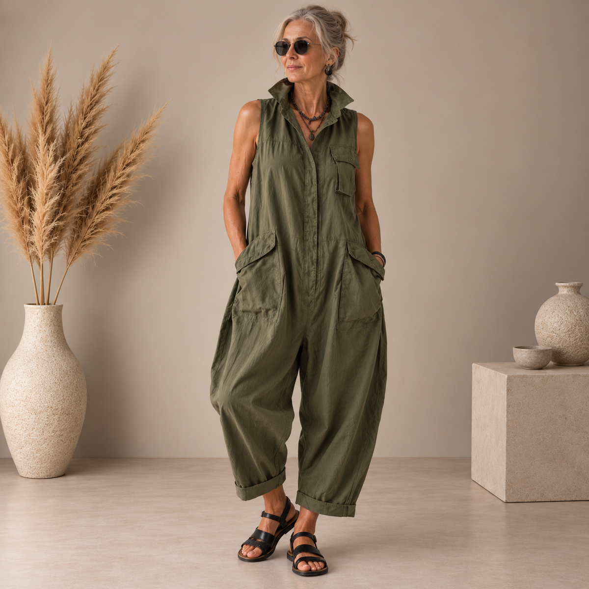 Harper™ | Relaxed Utility Jumpsuit