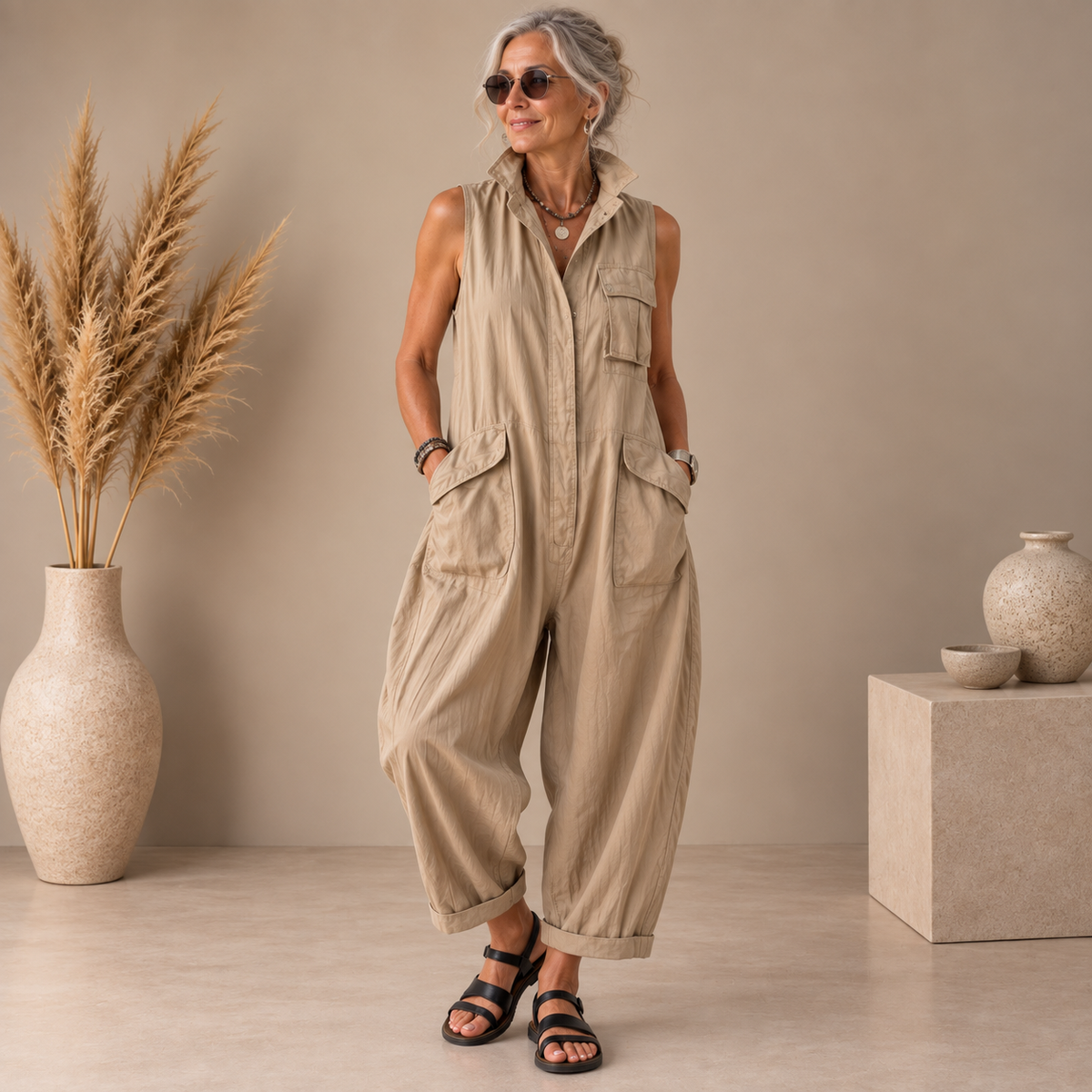 Harper™ | Relaxed Utility Jumpsuit