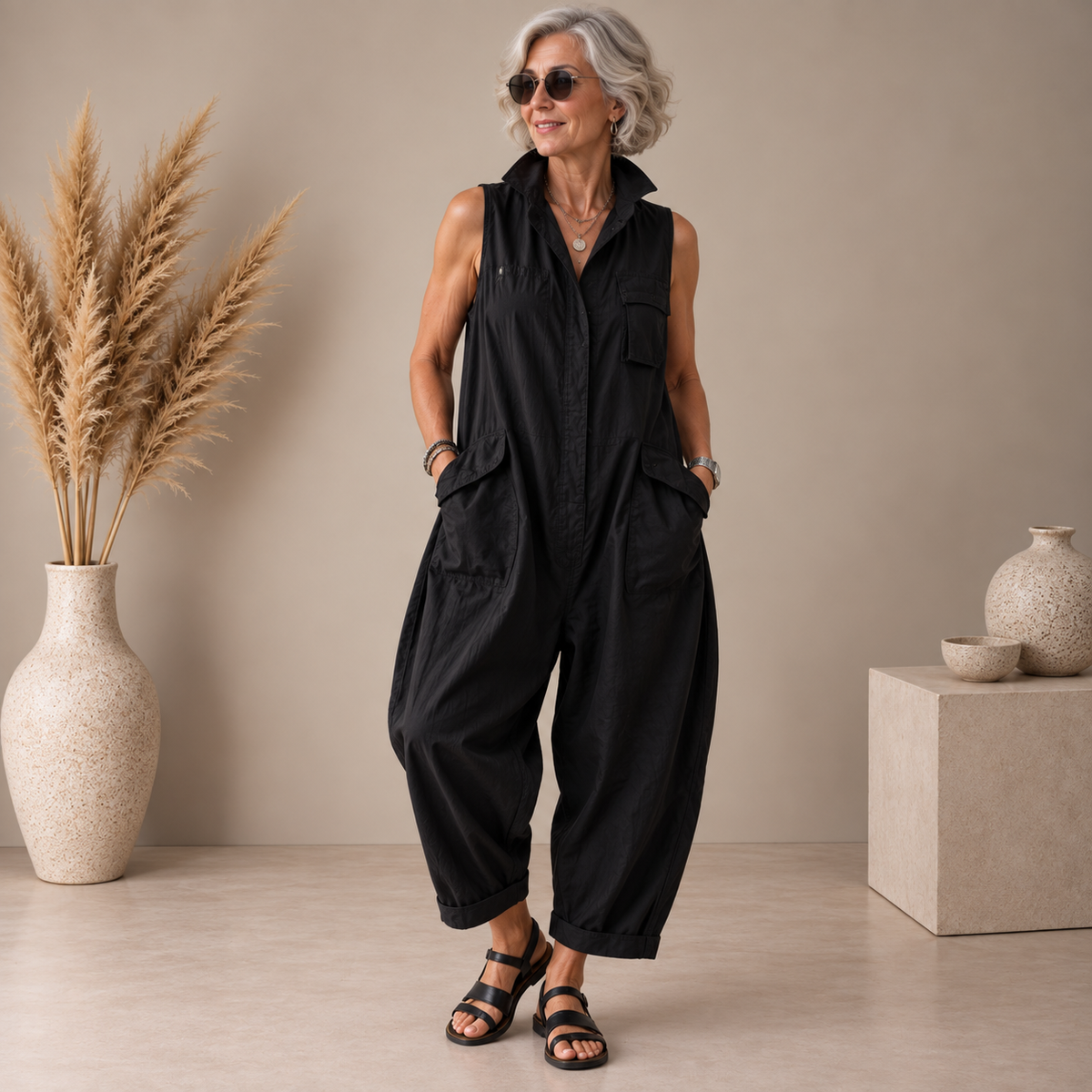 Harper™ | Relaxed Utility Jumpsuit