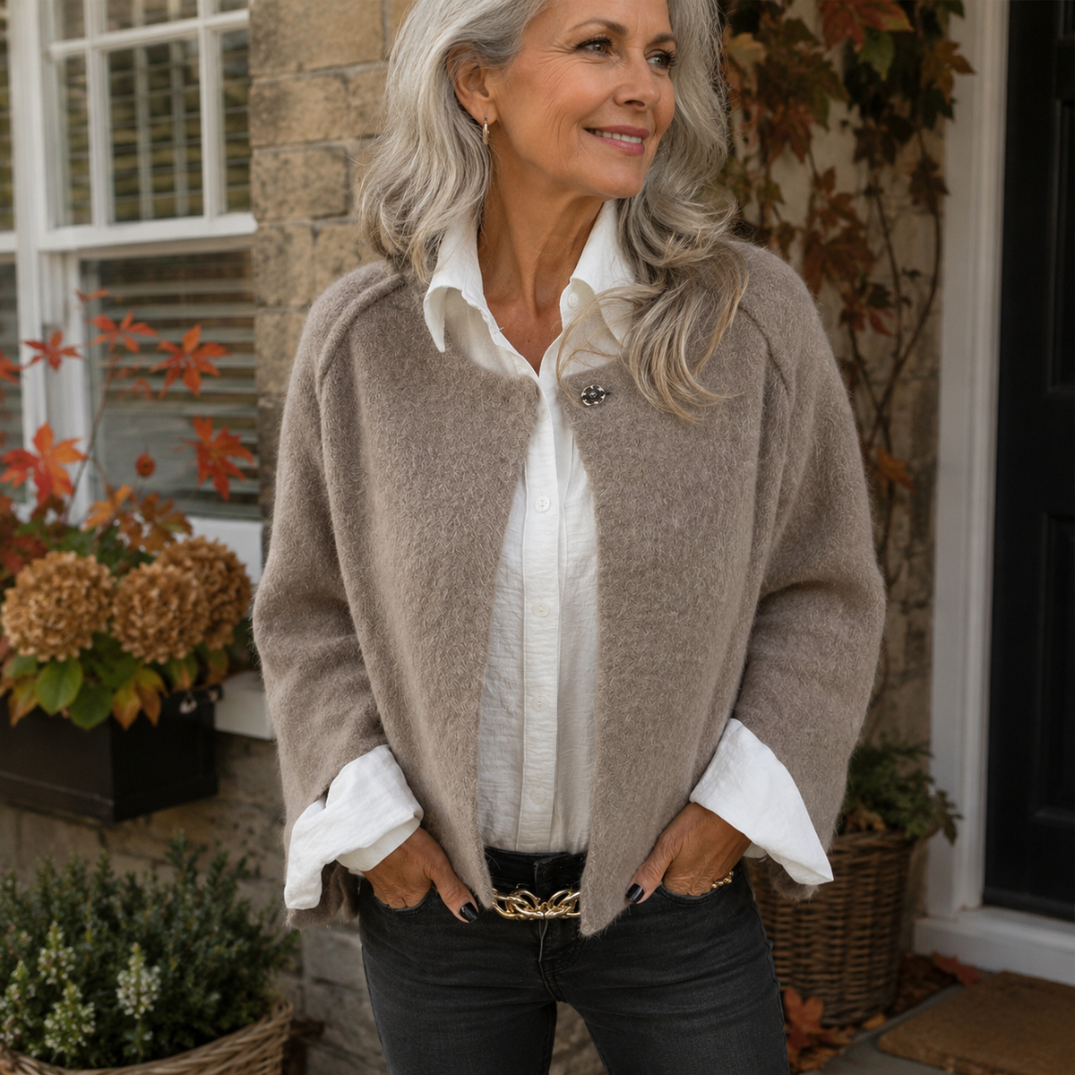 Beatrice™ | Soft Elegance Cape Cardigan