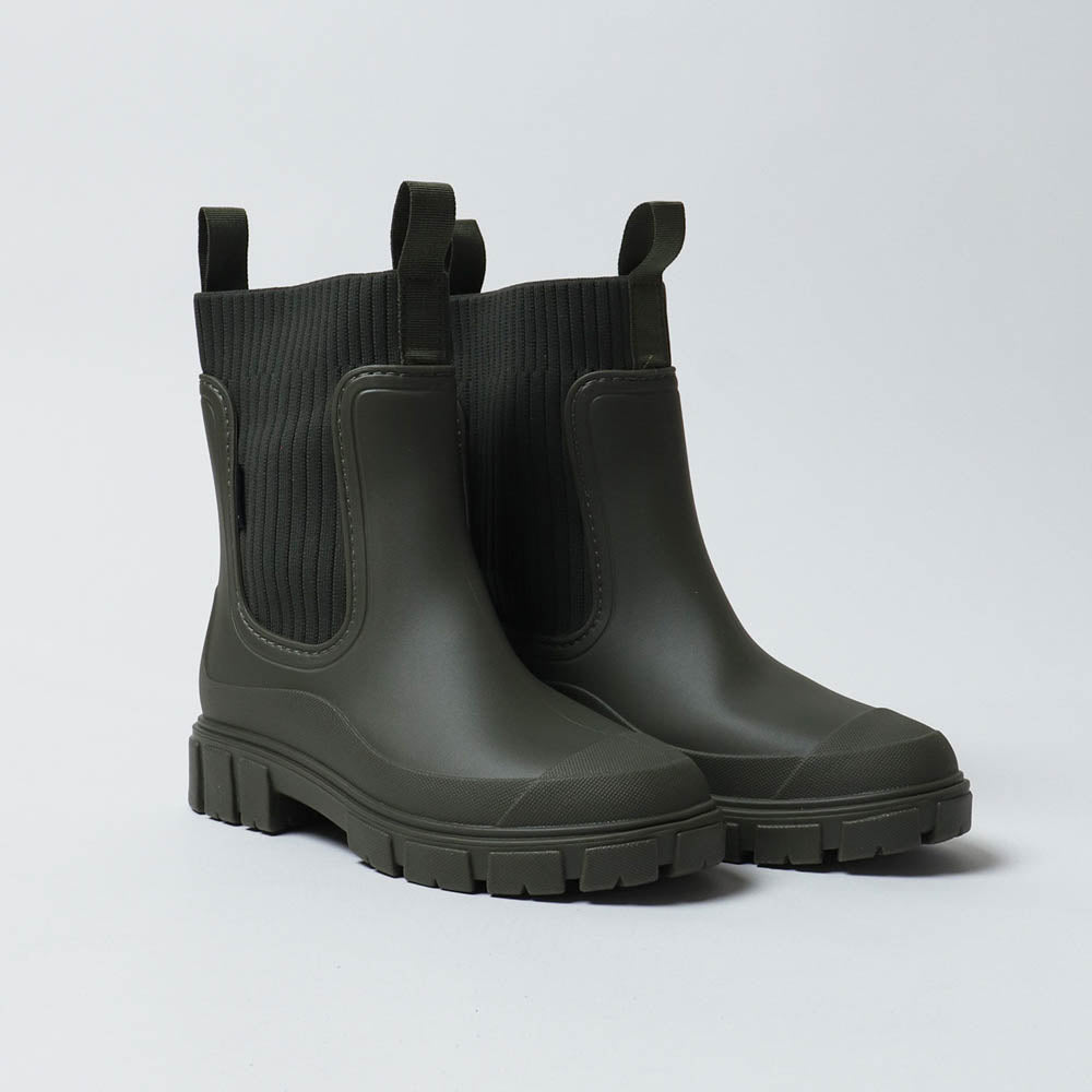 Lorna Chelsea Rain Boots in Olive