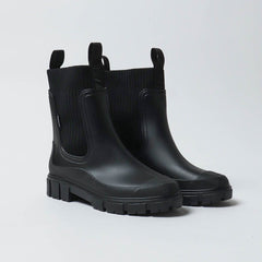Lorna Chelsea Rain Boots in Black