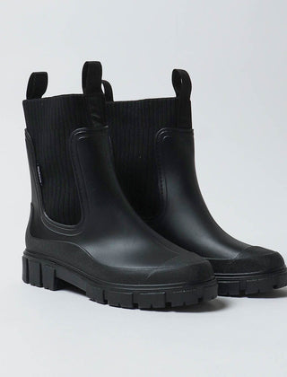 Lorna Chelsea Rain Boots in Black