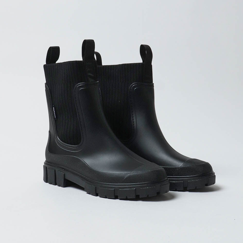 Lorna Chelsea Rain Boots in Black