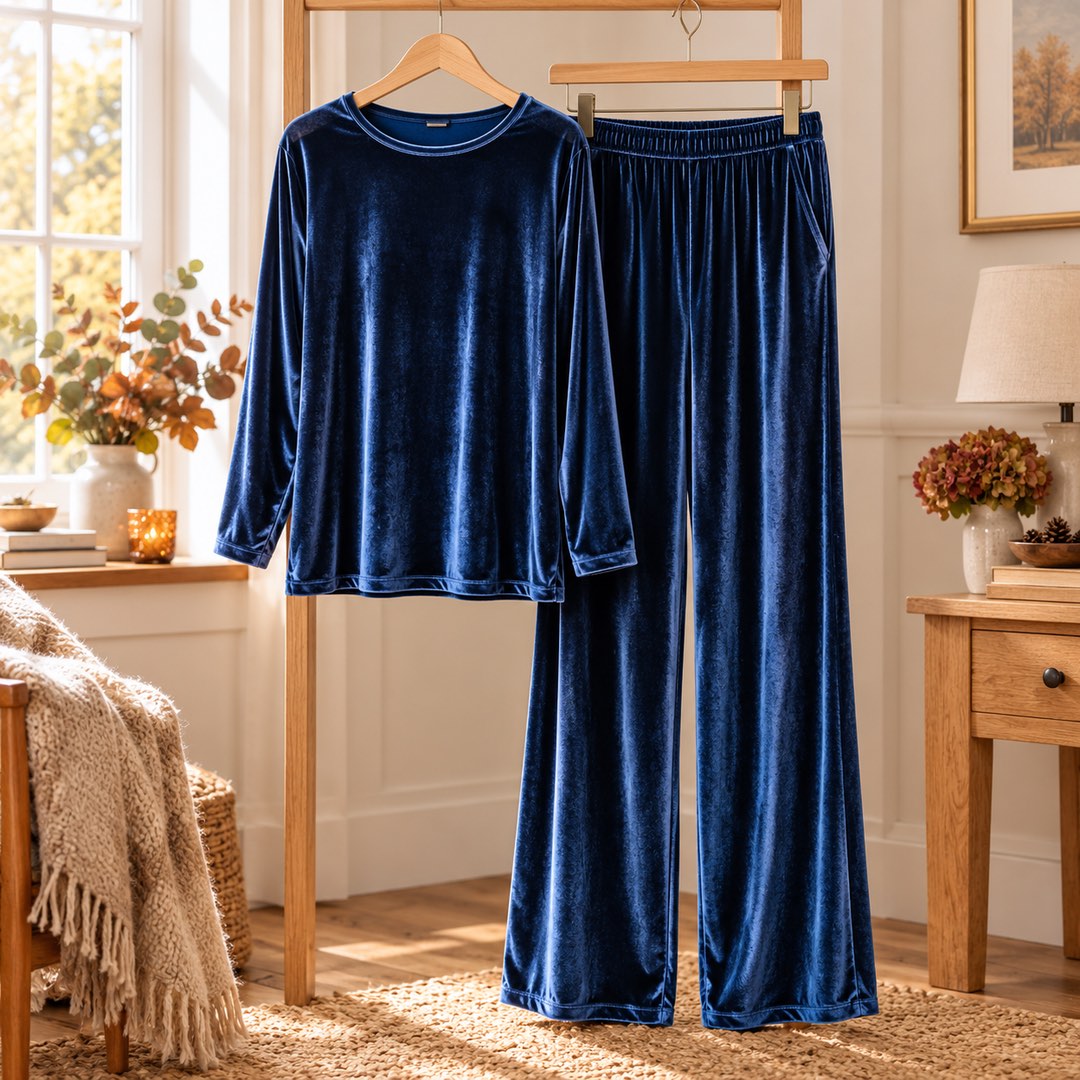 Cynthia velvet set on a hanger