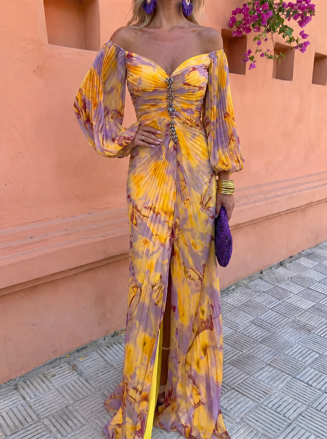 Arabella™ | Sunset Bloom Occasion Dress