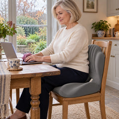 The Debra Memory Foam Seat Cushion with Back Support in use at home