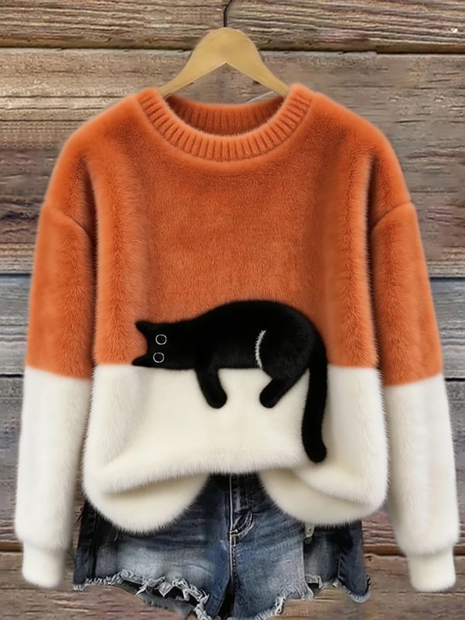 Mabel™ | Playful Cat Cosy Sweater