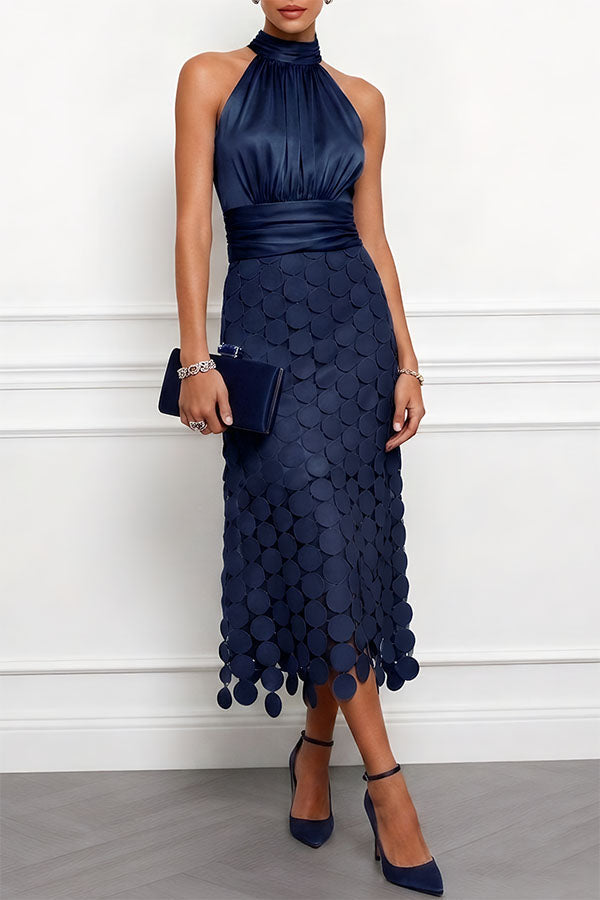 Clara | Graceful Satin Occasion Dress