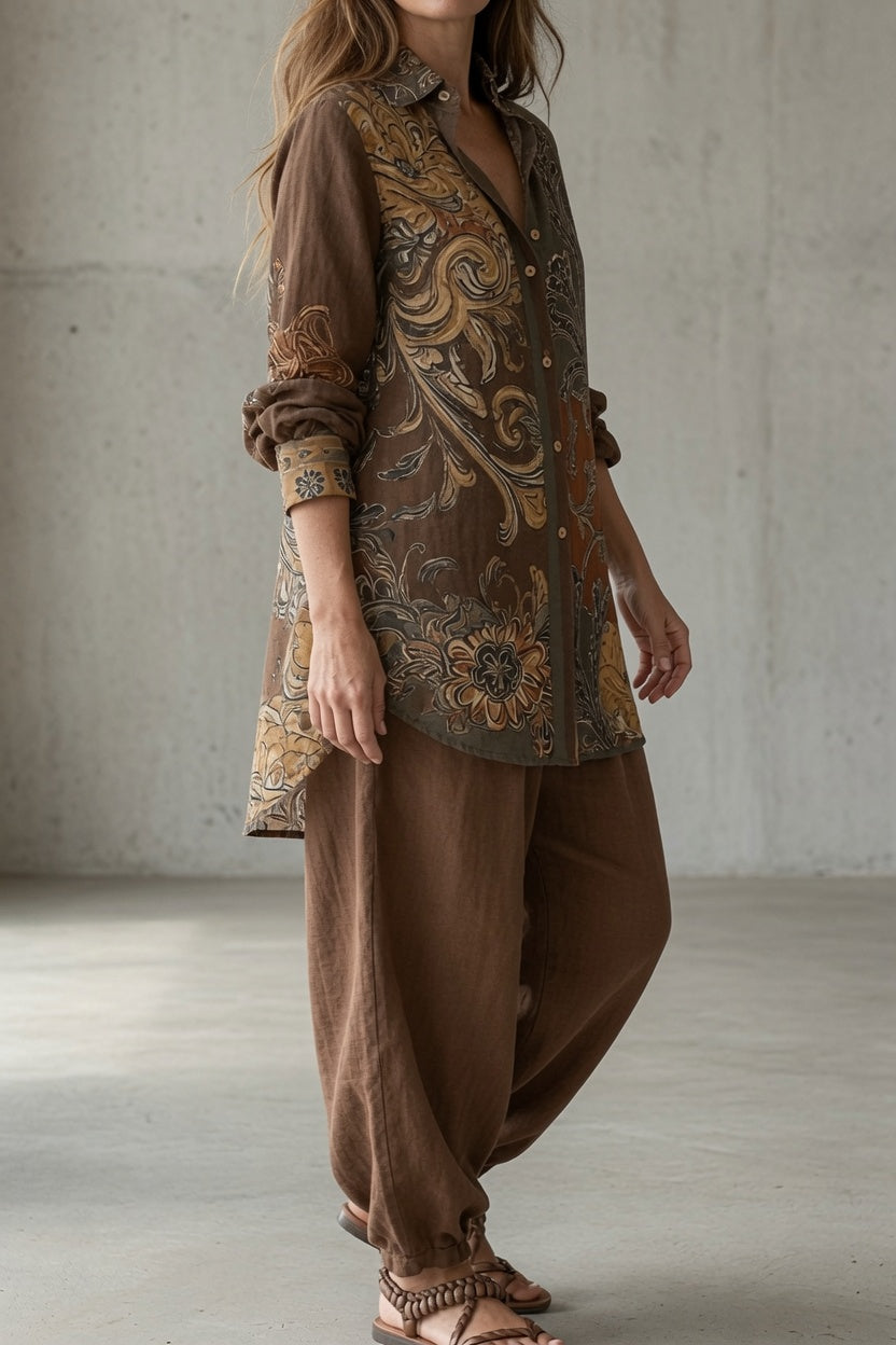 Florence™ | Heritage Print Relaxed Shirt