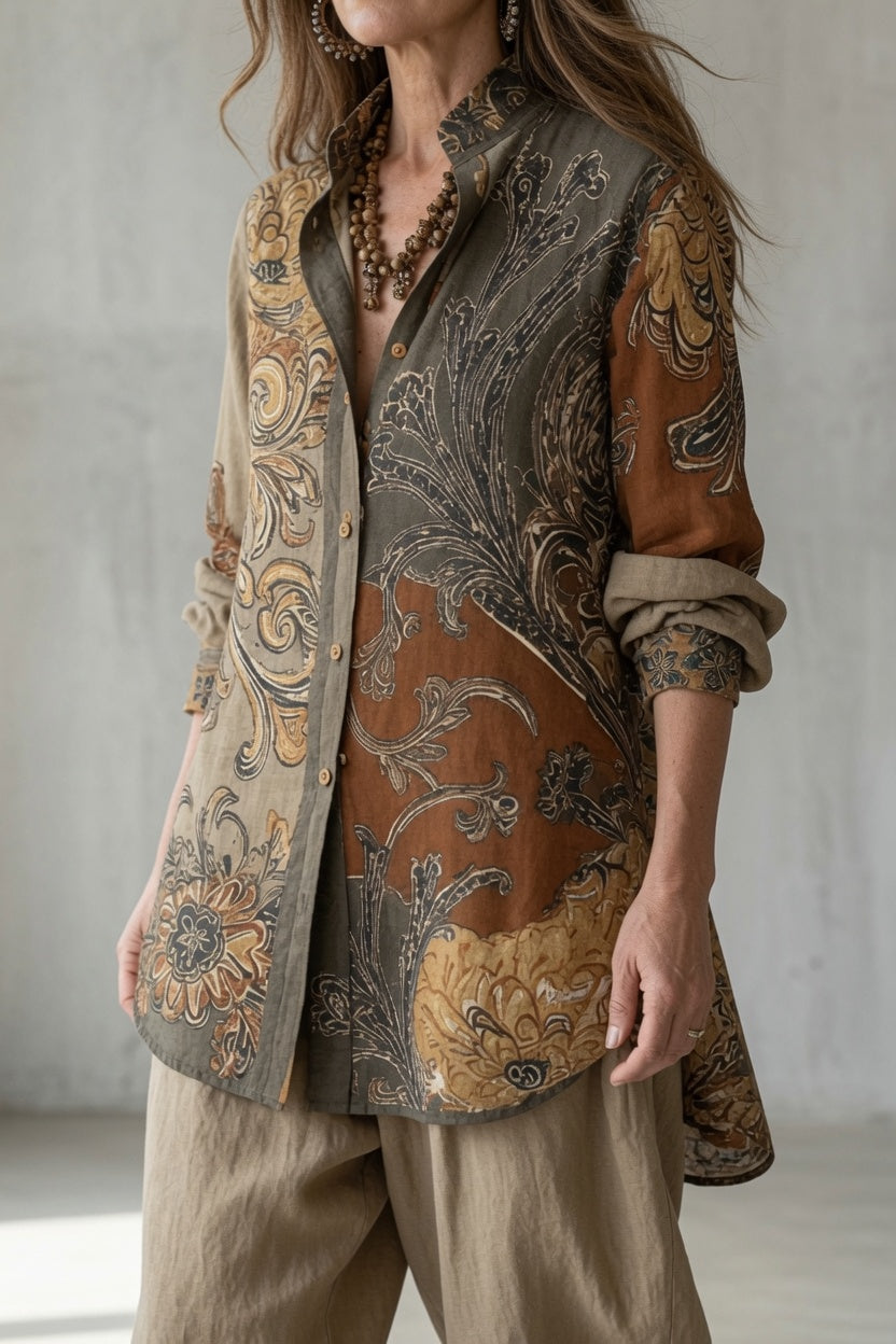 Florence™ | Heritage Print Relaxed Shirt