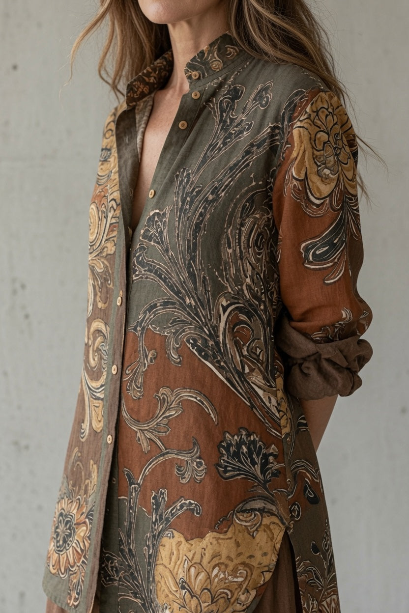 Florence™ | Heritage Print Relaxed Shirt