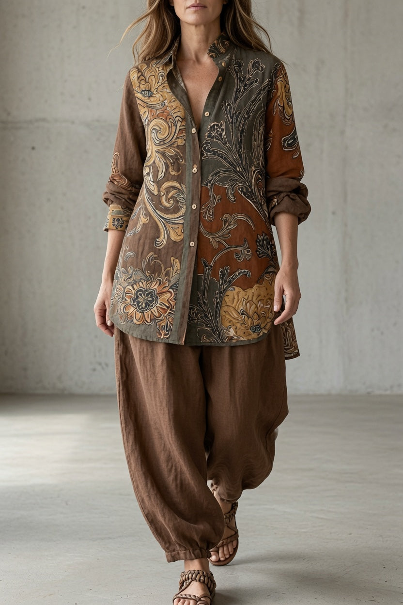 Florence™ | Heritage Print Relaxed Shirt