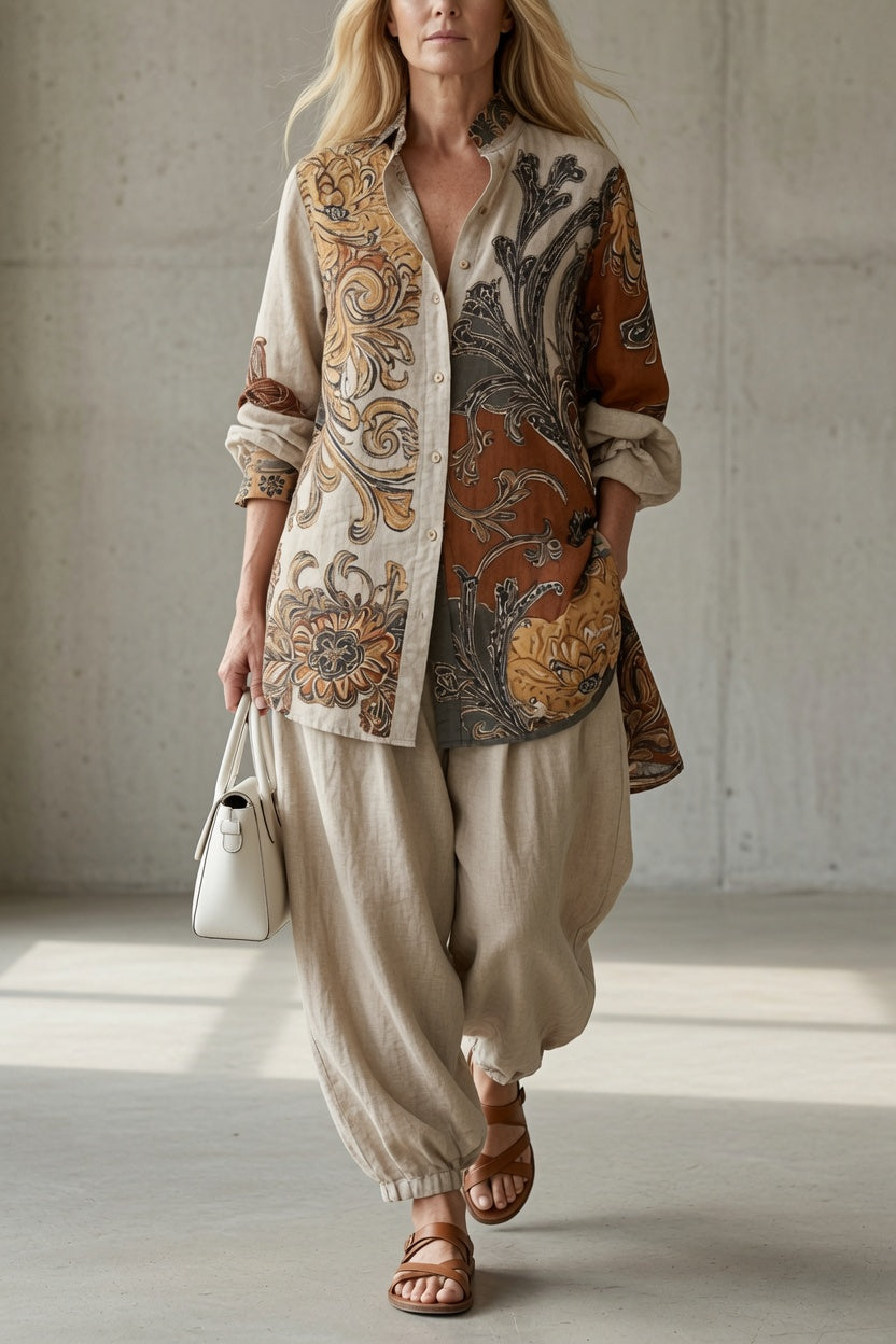 Florence™ | Heritage Print Relaxed Shirt