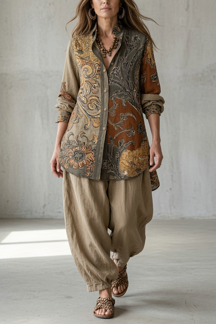 Florence™ | Heritage Print Relaxed Shirt