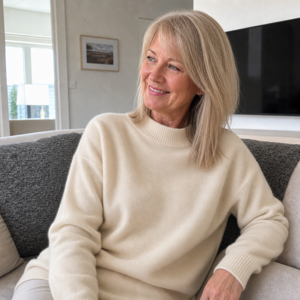 Marian | Mock Neck Knit Jumper