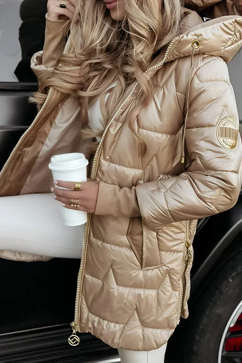 Hilary Hooded Quilted Winter Coat