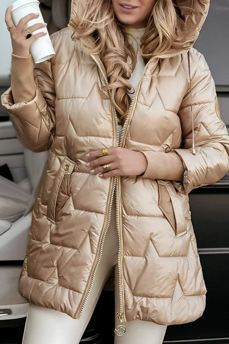 Hilary Hooded Quilted Winter Coat