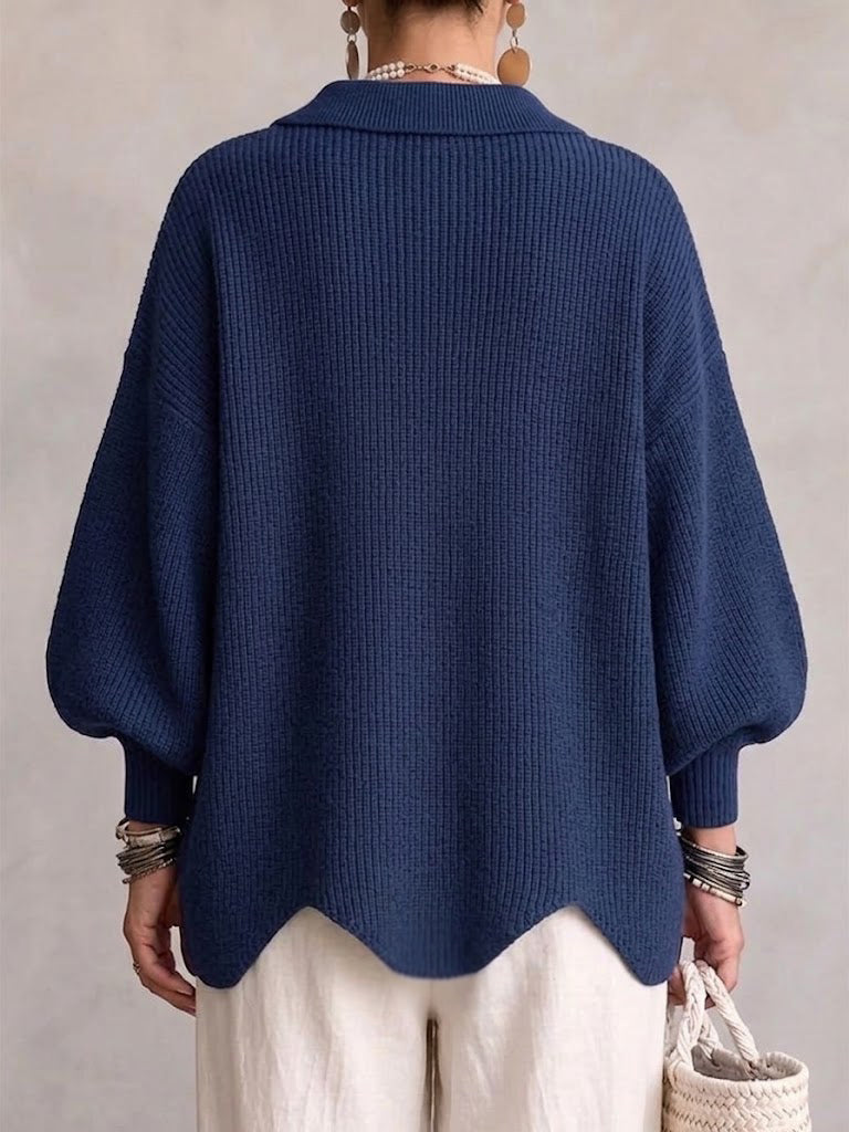 Eleanor™ | Graceful Statement Button Knit