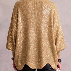 Jacqueline Collared Gold Button Knit Cardigan