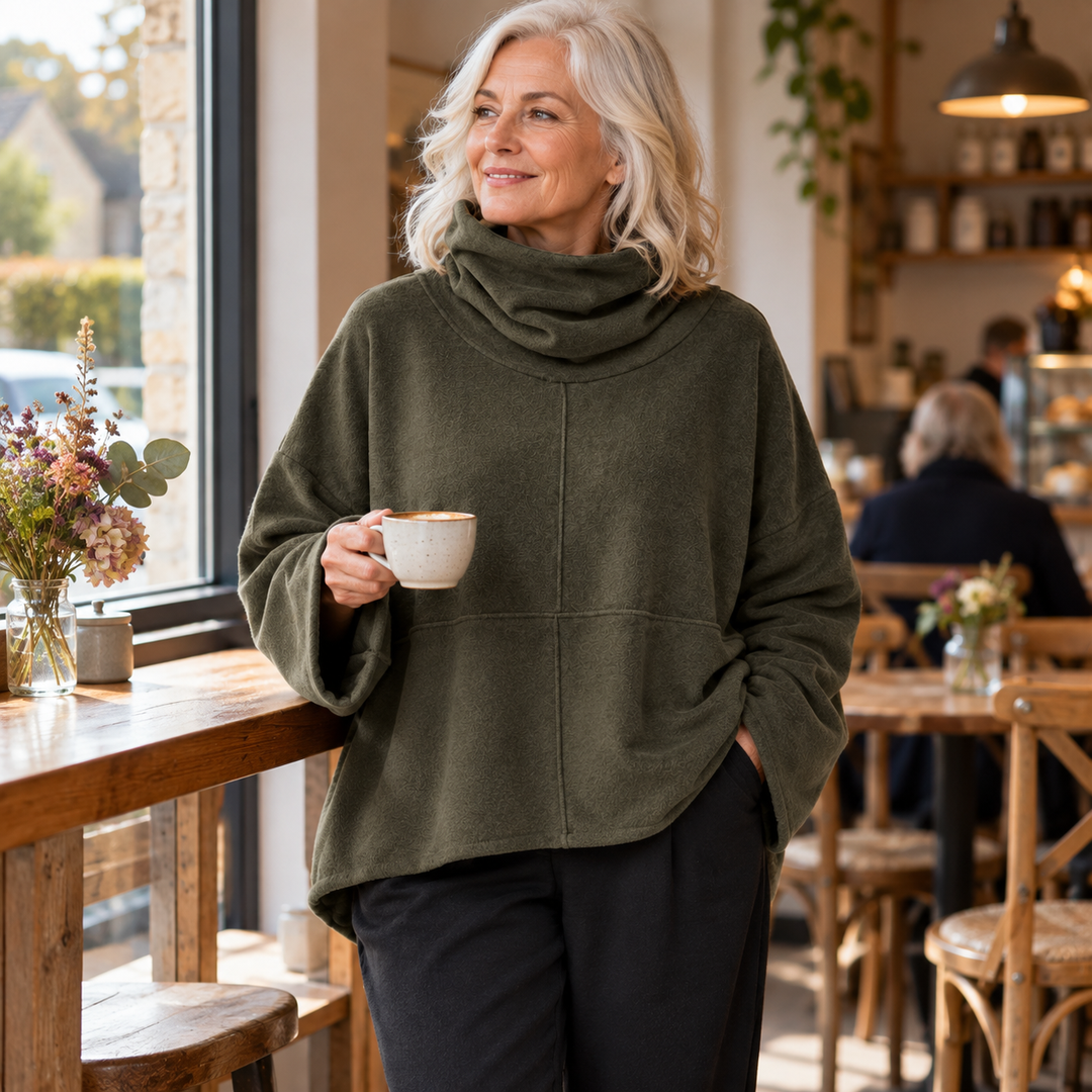 Jennie Relaxed Cowl Neck Jumper
