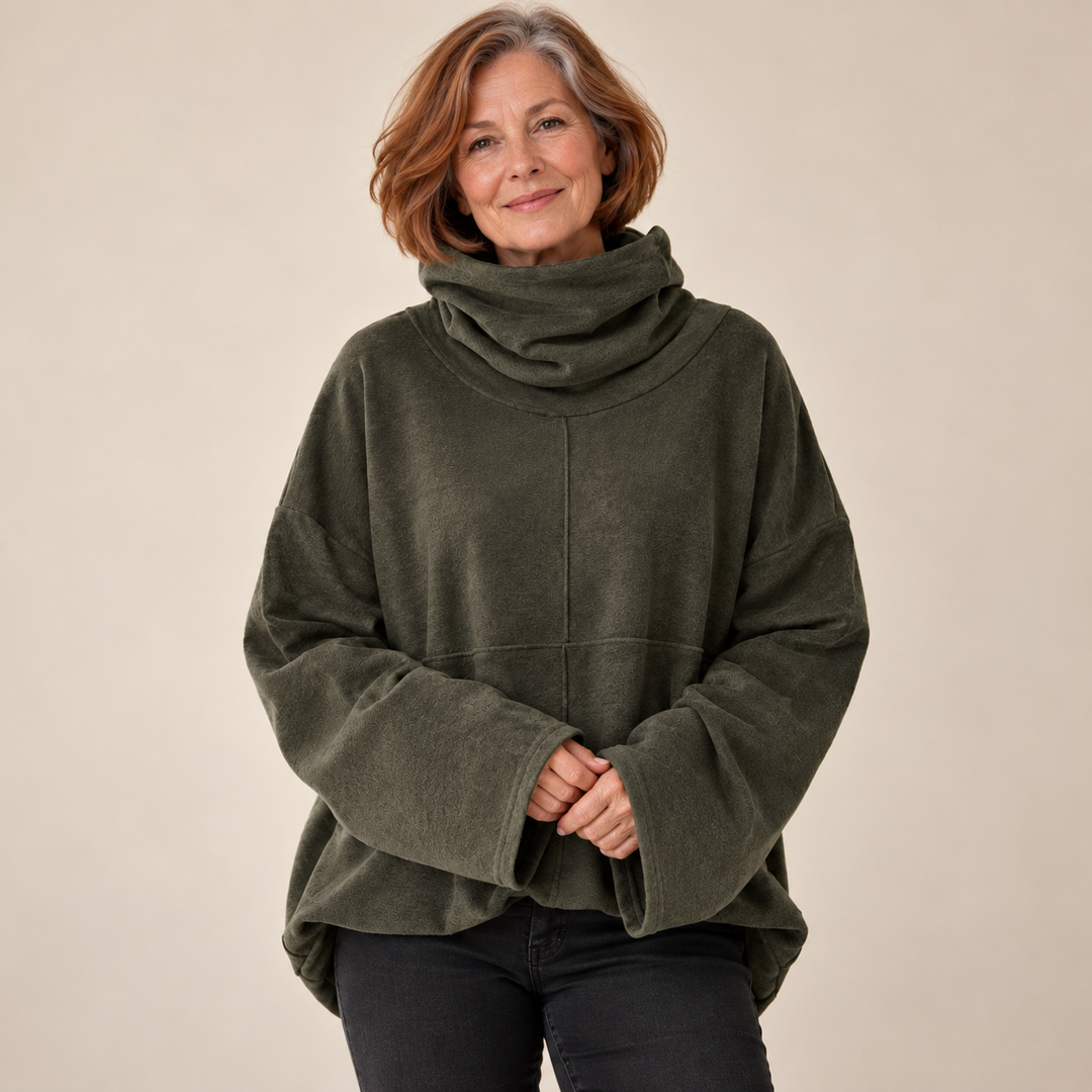Jennie Relaxed Cowl Neck Jumper
