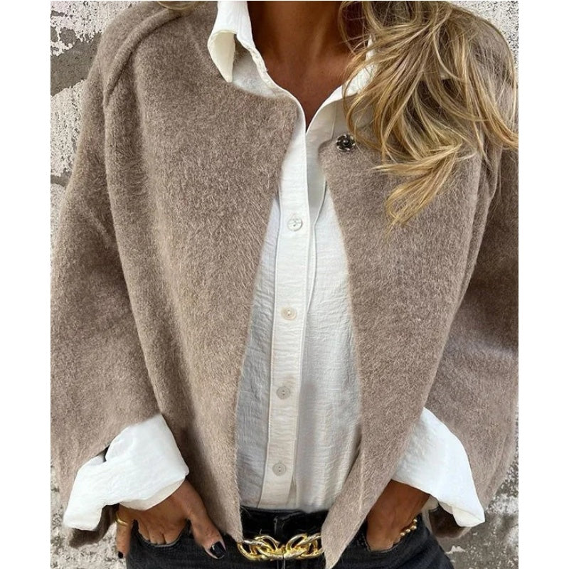 Beatrice™ | Soft Elegance Cape Cardigan