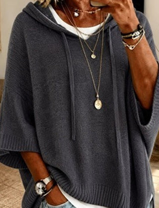 Eileen Oversized Hooded Knit Jumper