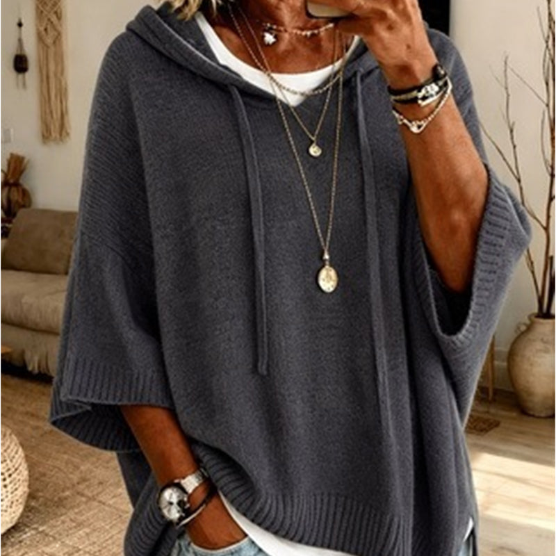 Eileen Oversized Hooded Knit Jumper