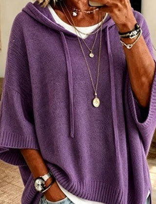 Eileen Oversized Hooded Knit Jumper