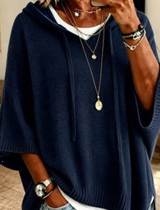 Eileen Oversized Hooded Knit Jumper
