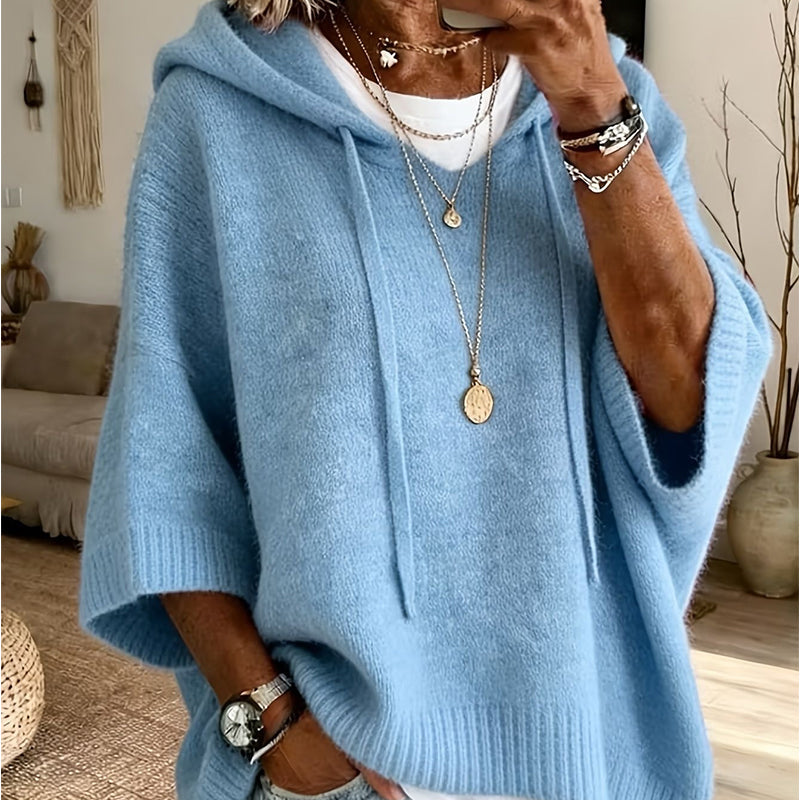 Eileen Oversized Hooded Knit Jumper