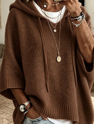 Eileen Oversized Hooded Knit Jumper