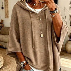 Eileen Oversized Hooded Knit Jumper