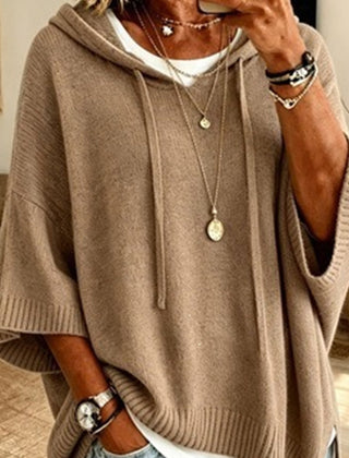 Eileen Oversized Hooded Knit Jumper