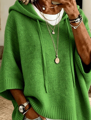 Eileen Oversized Hooded Knit Jumper