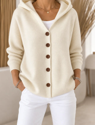 Morag Hooded Button Cardigan