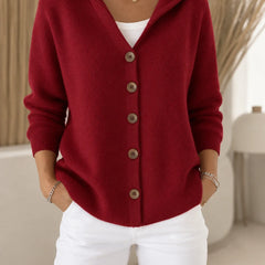 Morag Hooded Button Cardigan