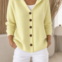 Morag Hooded Button Cardigan